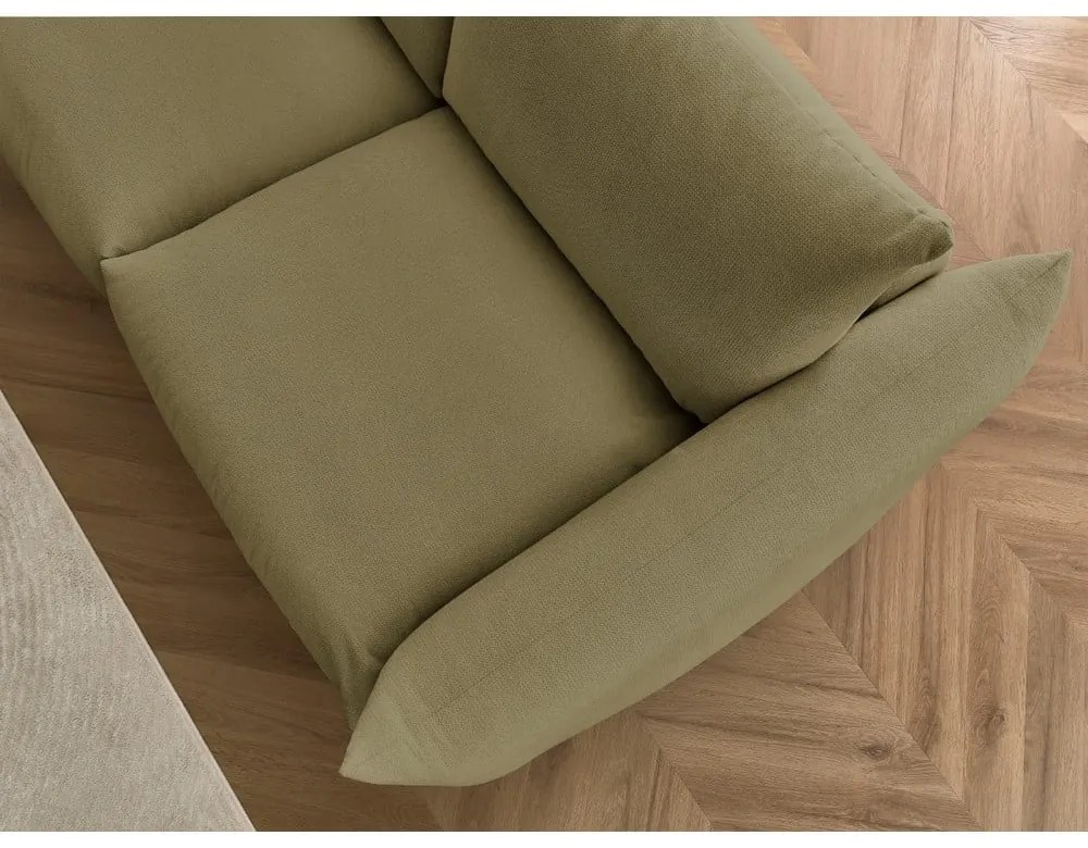 Zelená rozkladacia pohovka 234 cm Ernest – Bobochic Paris