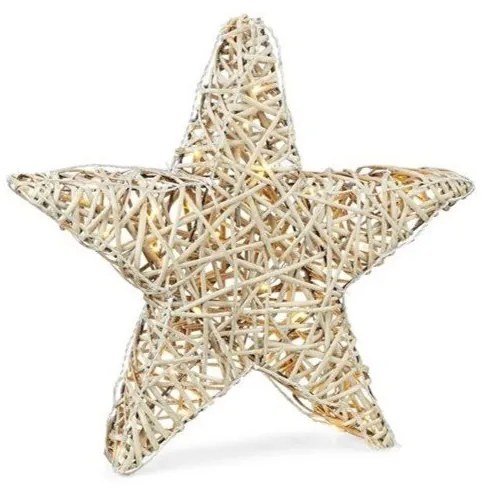 Vonkajšia svetelná dekorácia s vianočným motívom v prírodnej farbe ø 50 cm Sofus – Markslöjd