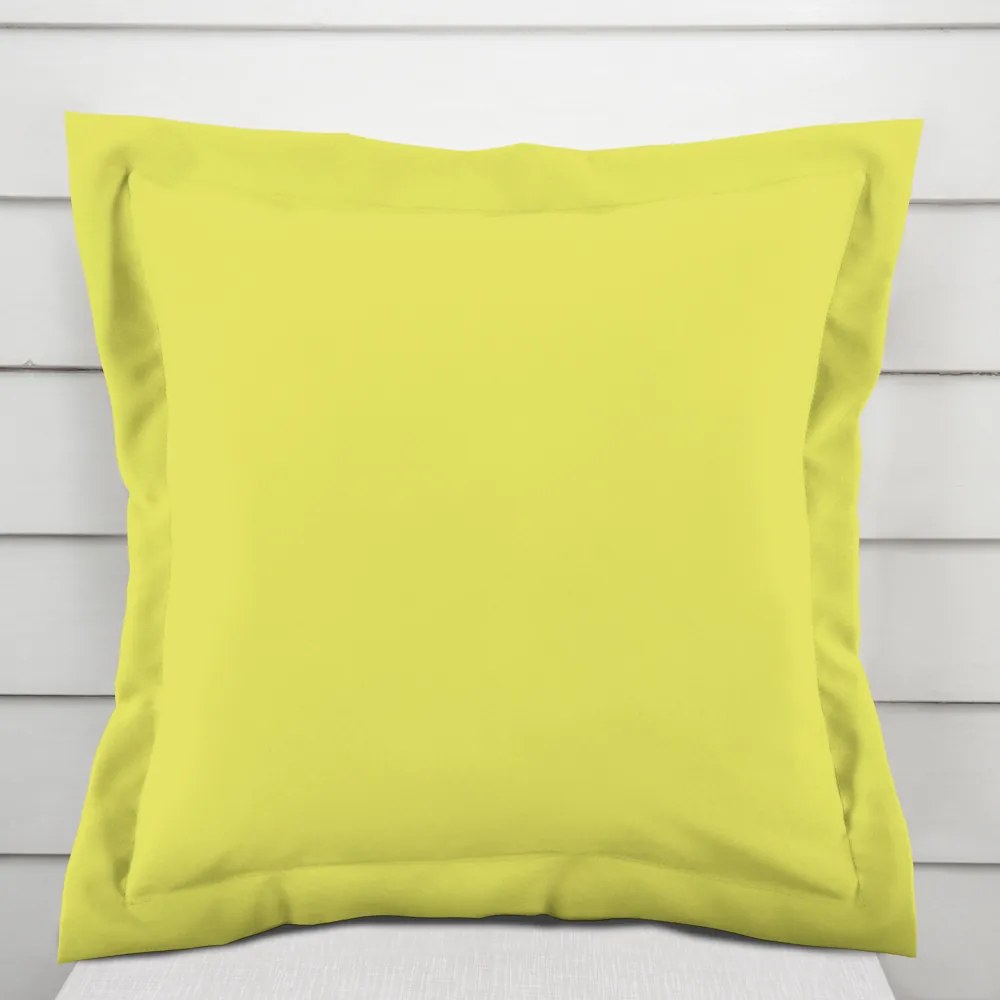 Biante Dekoračná obliečka na vankúš s lemom Rongo RG-026 Žltozelená 30 x 50 cm