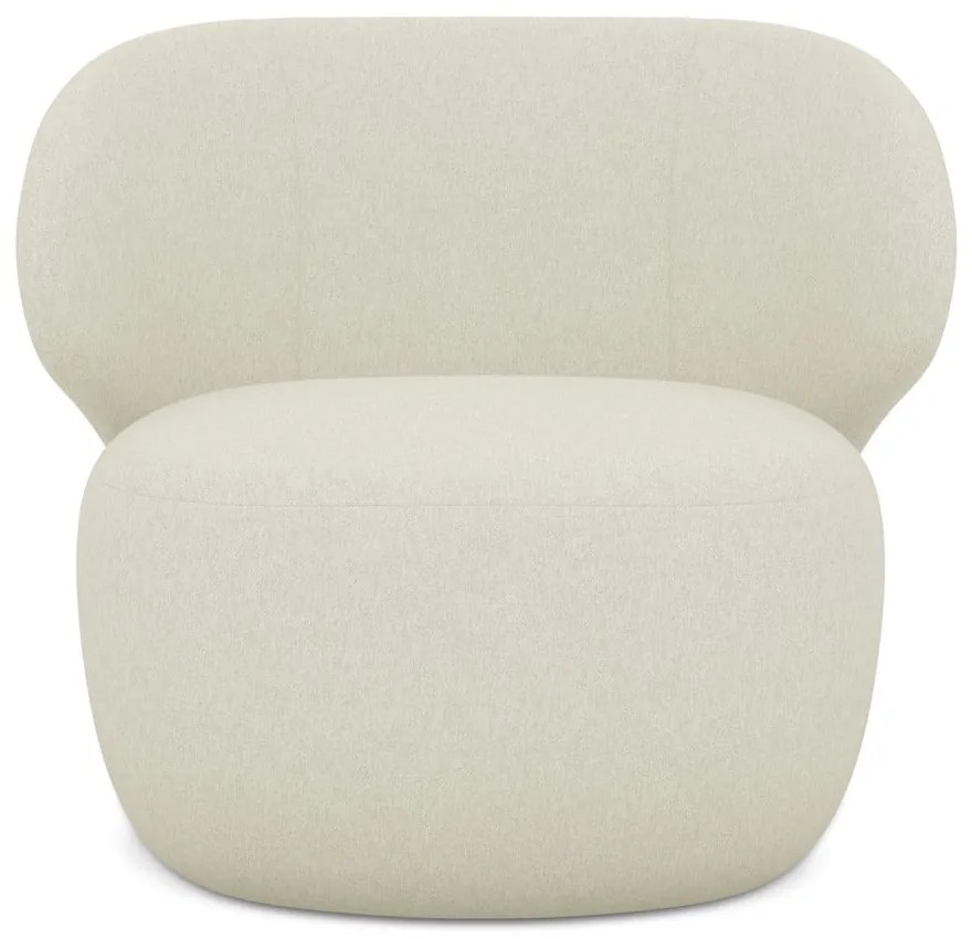 Krémovobiele kreslo Kama – Makamii