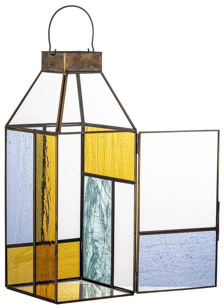 Bloomingville Lampáš Drew Colour Glass