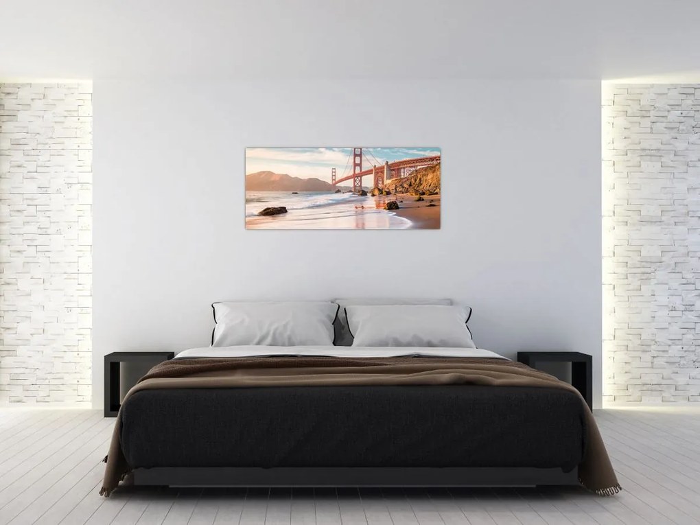 Obraz - Golden Gate Bridge (120x50 cm)