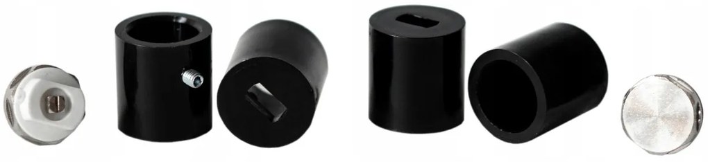 Regnis Etna, vykurovacie teleso 550x1780mm, 845W, čierna matná, ETNA1780/550/D500/BLACK