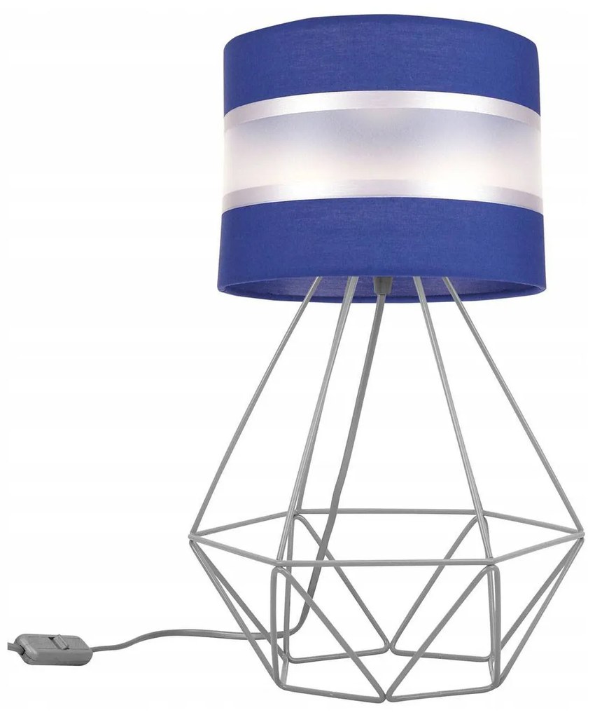 Stolová lampa ELEGANCE, 1x textilné tienidlo (výber zo 6 farieb), (výber z 3 farieb konštrukcie)