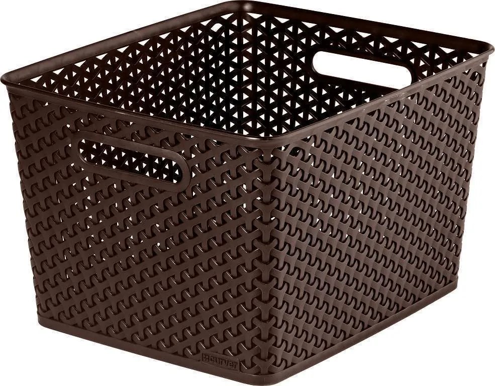 Curver MY STYLE box - L - tm. hnedý