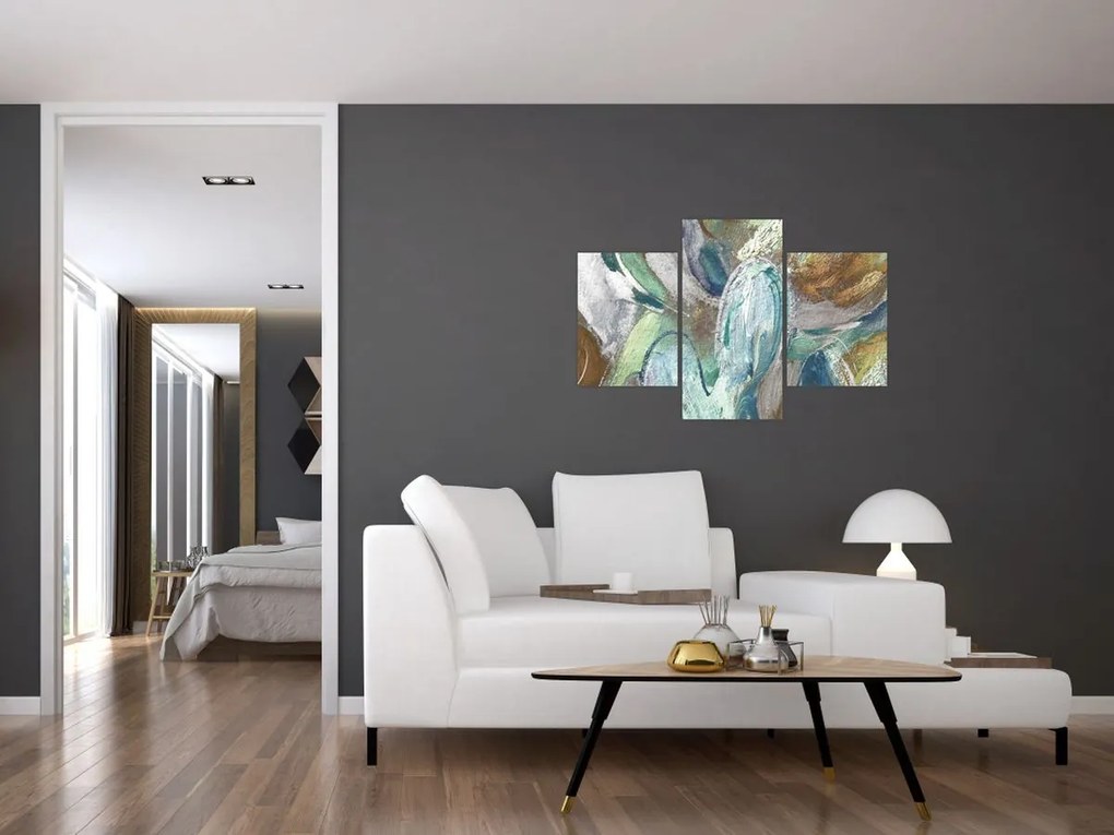 Obraz - Abstraktné maľba postavy (90x60 cm)
