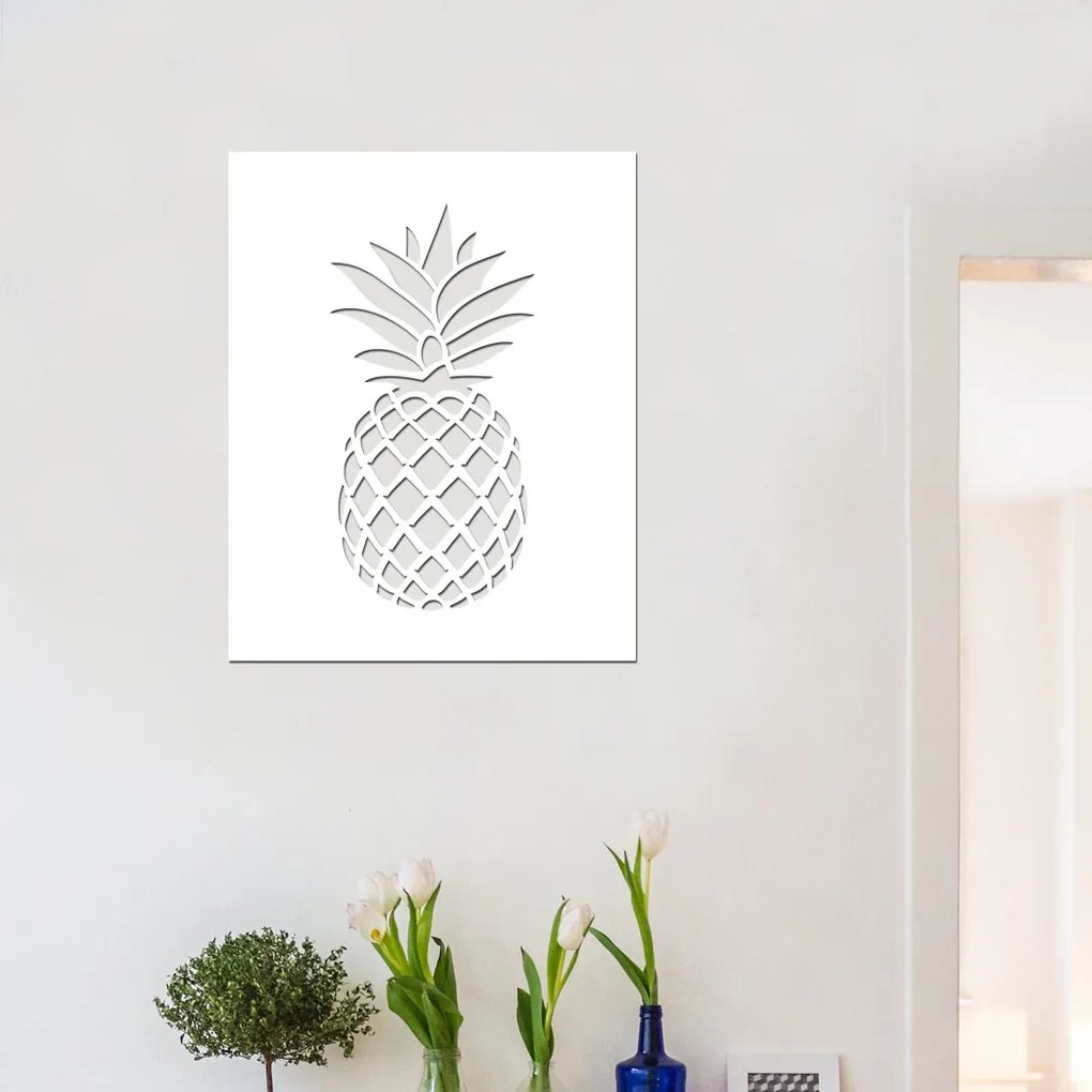 drevo zivota Drevené dekorácie na stenu ANANAS Farebný vzor: Čierna, Rozmery (cm): 40x50