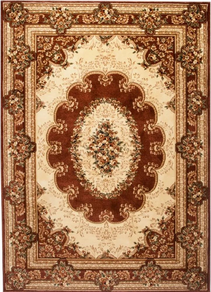 *Kusový koberec klasický vzor hnedý ., Velikosti 250x300cm