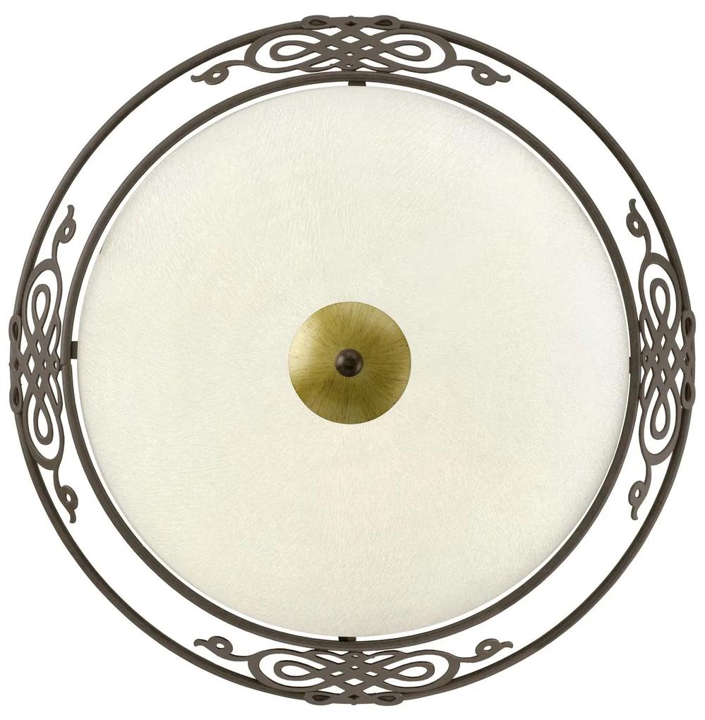 EGLO Stropné osvetlenie MESTRE, 2xE27, 60W, 39,5 cm, vzorované, okrúhle