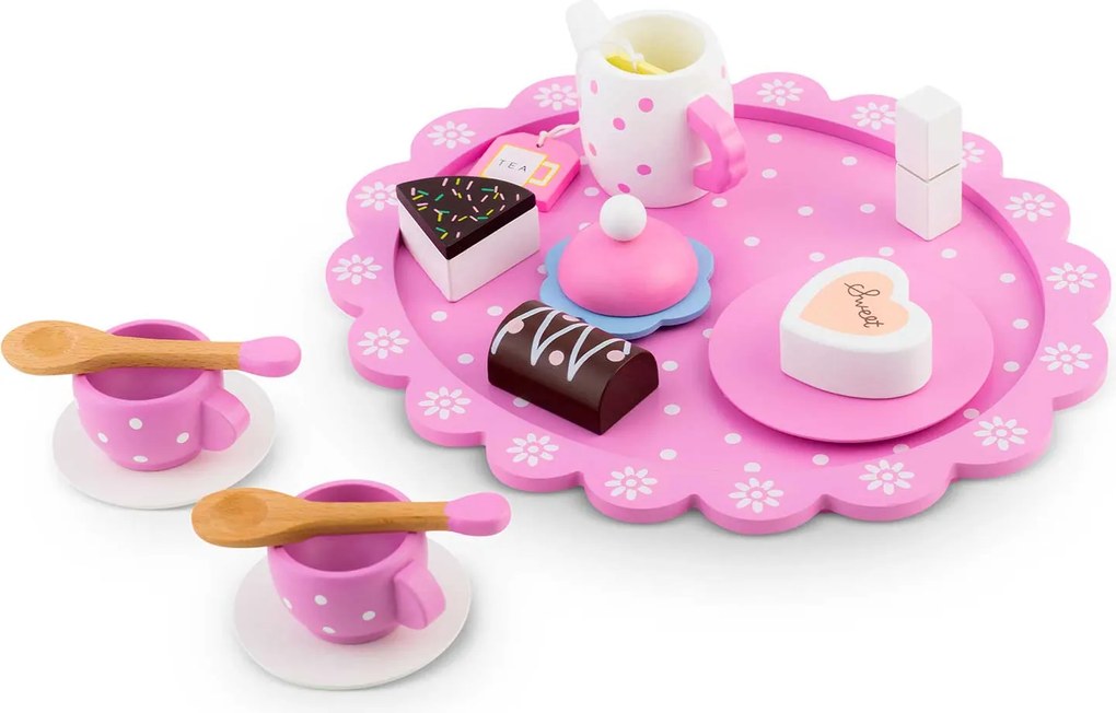 ISO Trade Drevená čajová súprava na hranie Montessori Ricokids RK-869