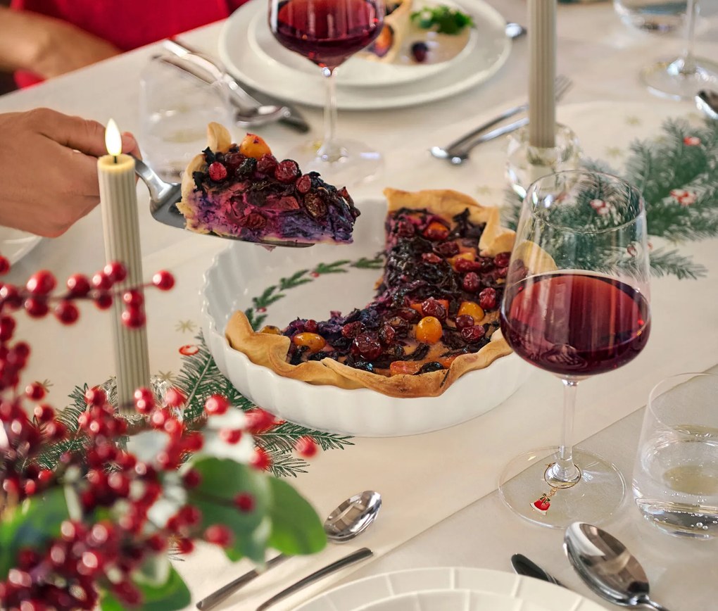 Žakárový obrus, krémový, štandardná veľkosť