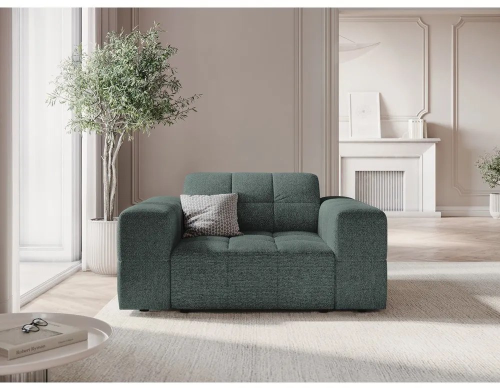 Tyrkysové kreslo Chicago – Cosmopolitan Design