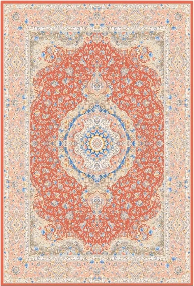 BE Koberec Miras 1200 MADDER RED – červený obdĺžnikový Rozmer: 150x225 cm