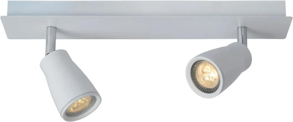 Lucide Lucide 17949/22/31 - LED kúpeľňové bodové svietidlo LANA 2xGU10/5W/230V biele LC1320