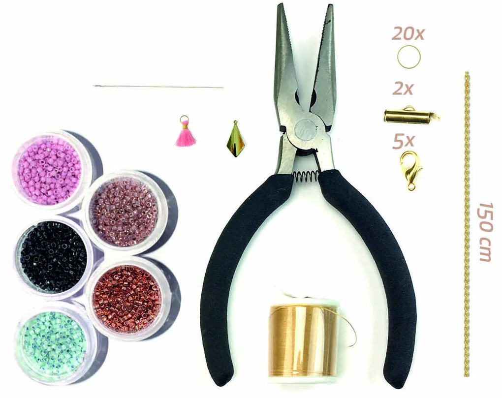 Výroba šperkov – bižutéria s čiernymi pierkami