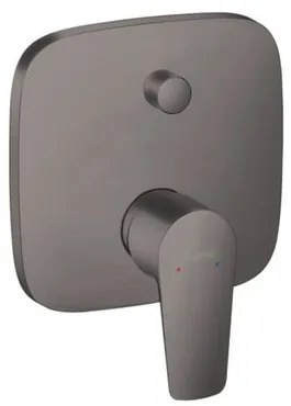 Sprchová a vaňová batéria Hansgrohe Talis E bez podomietkového telesa kartáčovaný černý chrom 71745340