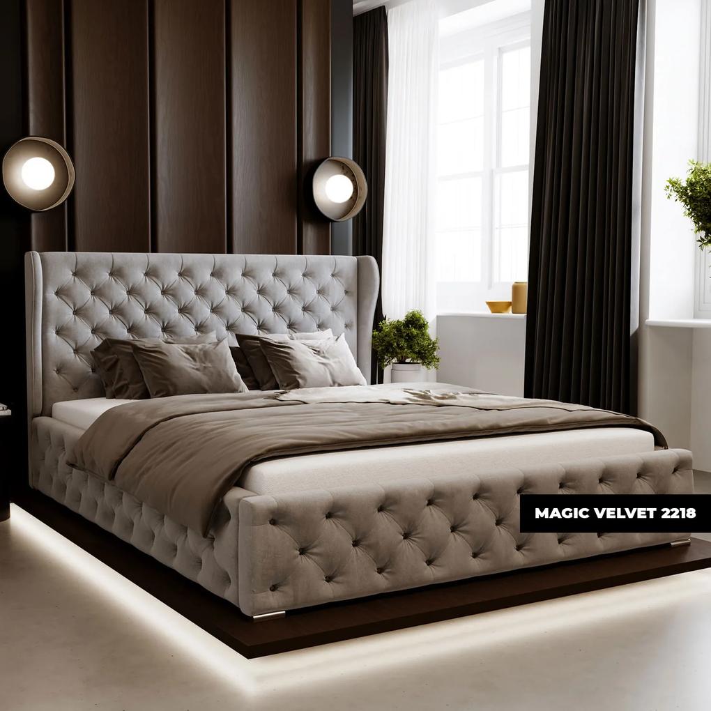 PROXIMA.store - Dizajnová čalúnená posteľ NARCISSA ROZMER: 120 x 200 cm, TYP ROŠTU: KOVOVÝ ROŠT