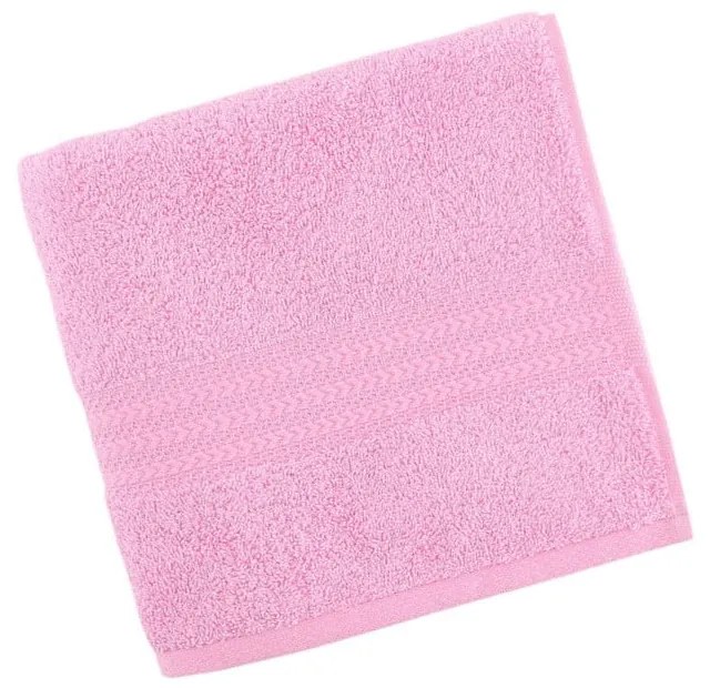 Ružový uterák z čistej bavlny Foutastic, 70 × 140 cm
