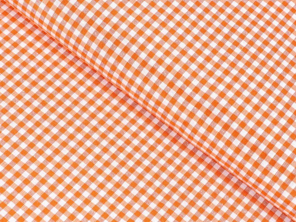 Biante Dekoračná obliečka na vankúš Rebeka RE-006 Oranžovo-biela kocka malá 30 x 50 cm