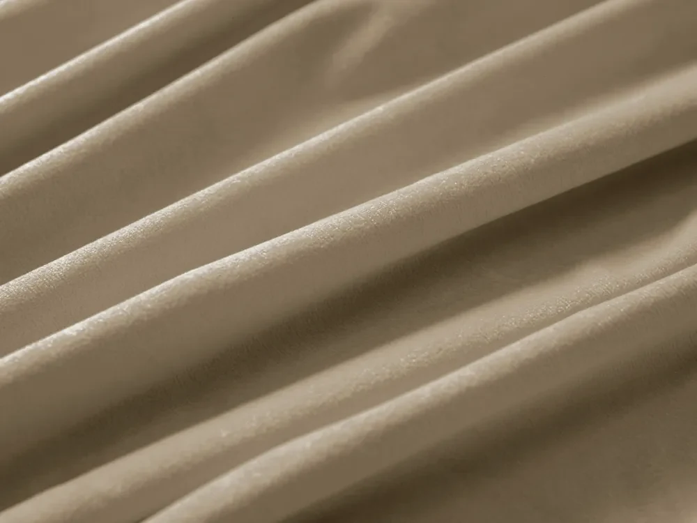 Biante Zamatový záves Velvet Prémium SVP-026 Kávovo béžový 135x220 cm