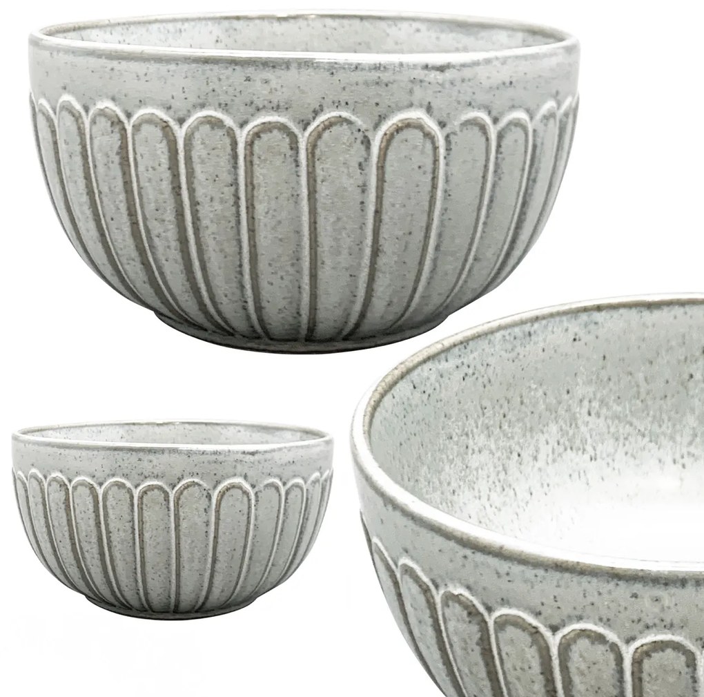 Keramická miska Grau 1400 ml sivá