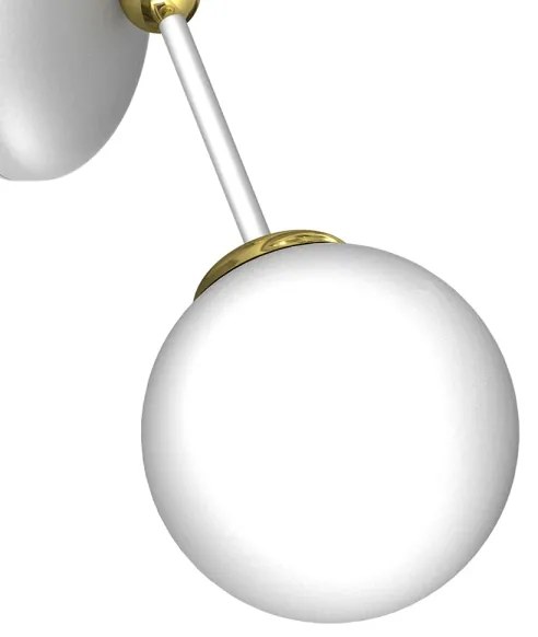 Nástenné svietidlo JOY 2xE14/40W/230V biela/zlatá