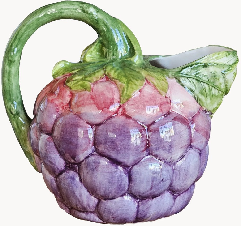 Ručne maľovaný džbán na mlieko Fruit, 500 ml