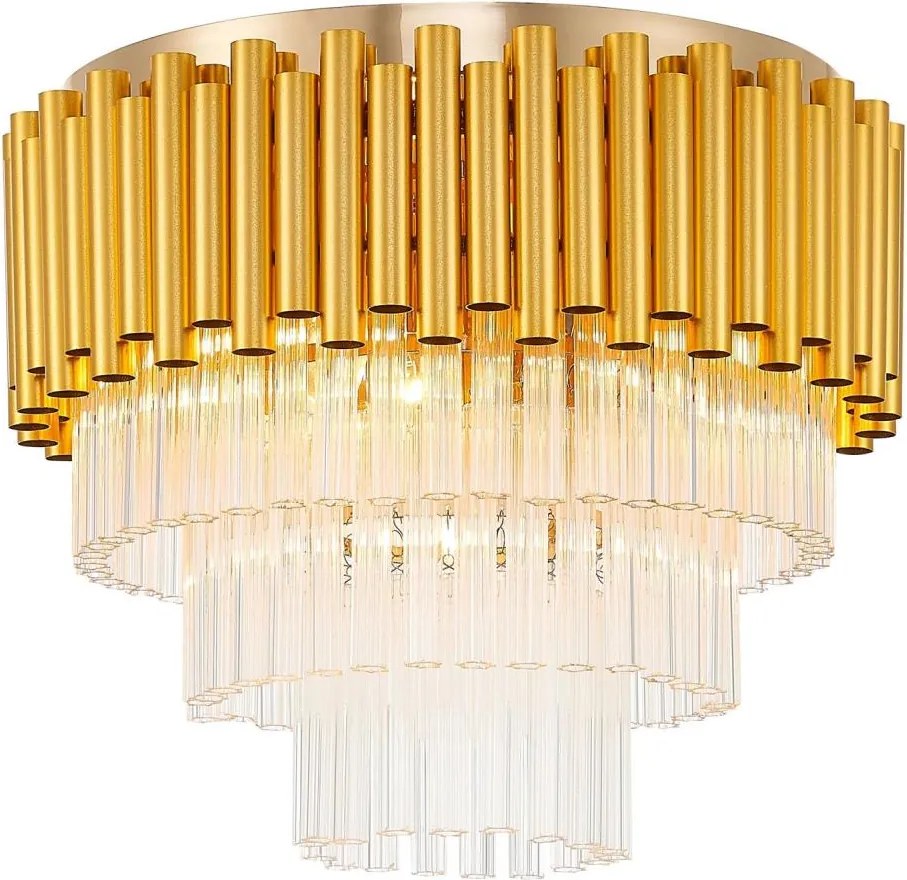 Zuma Line 20149CM - Stropné svietidlo PRIMA 4xE14/40W/230V zlatá