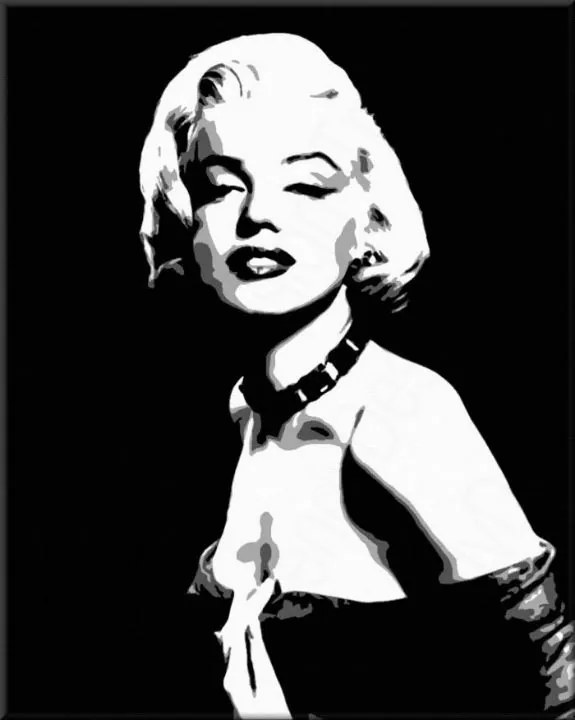Ručne maľovaný POP Art obraz Marilyn Monroe