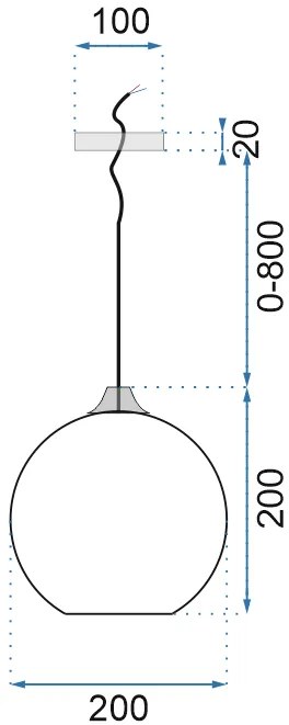 Dekorstudio Stropná lampa Zenit A