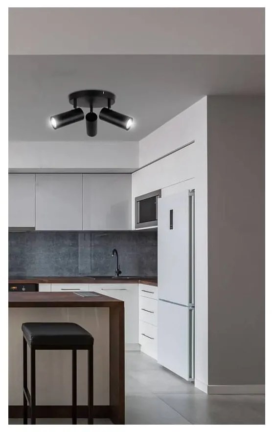 Čierne kovové bodové svietidlo Colly – Candellux Lighting