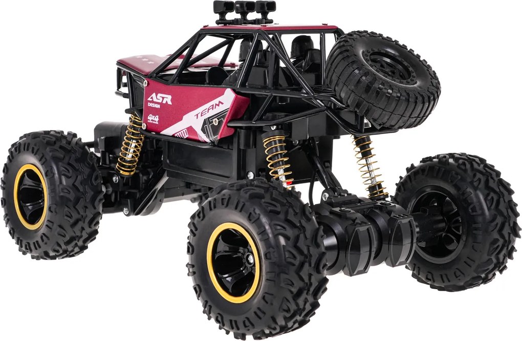 Ramiz Crawler Monster Rock 1:16 RC na diaľkové ovládanie, červený