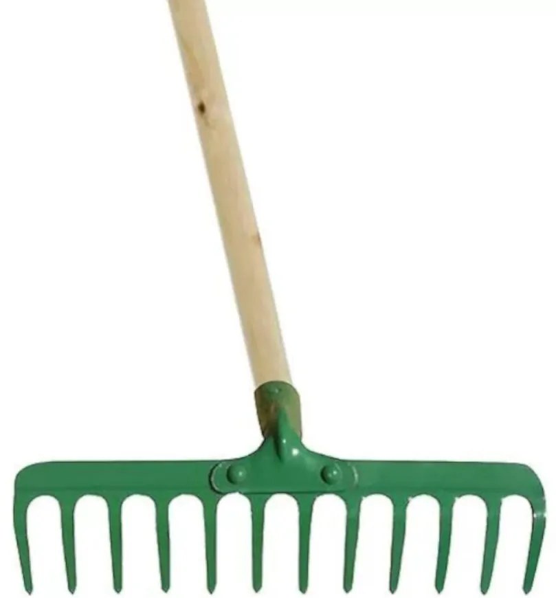 Kovové hrable 12 zubov