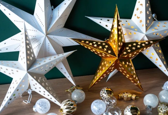 Vianočná dekorácia LED Hviezda SY-002