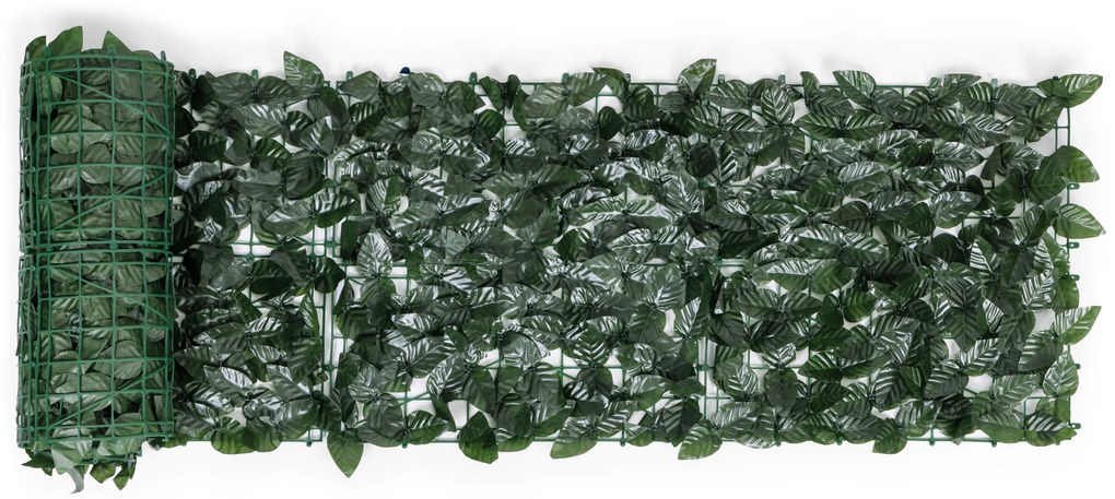 Umelý živý plot 300x50 cm - brečtanovo zelená