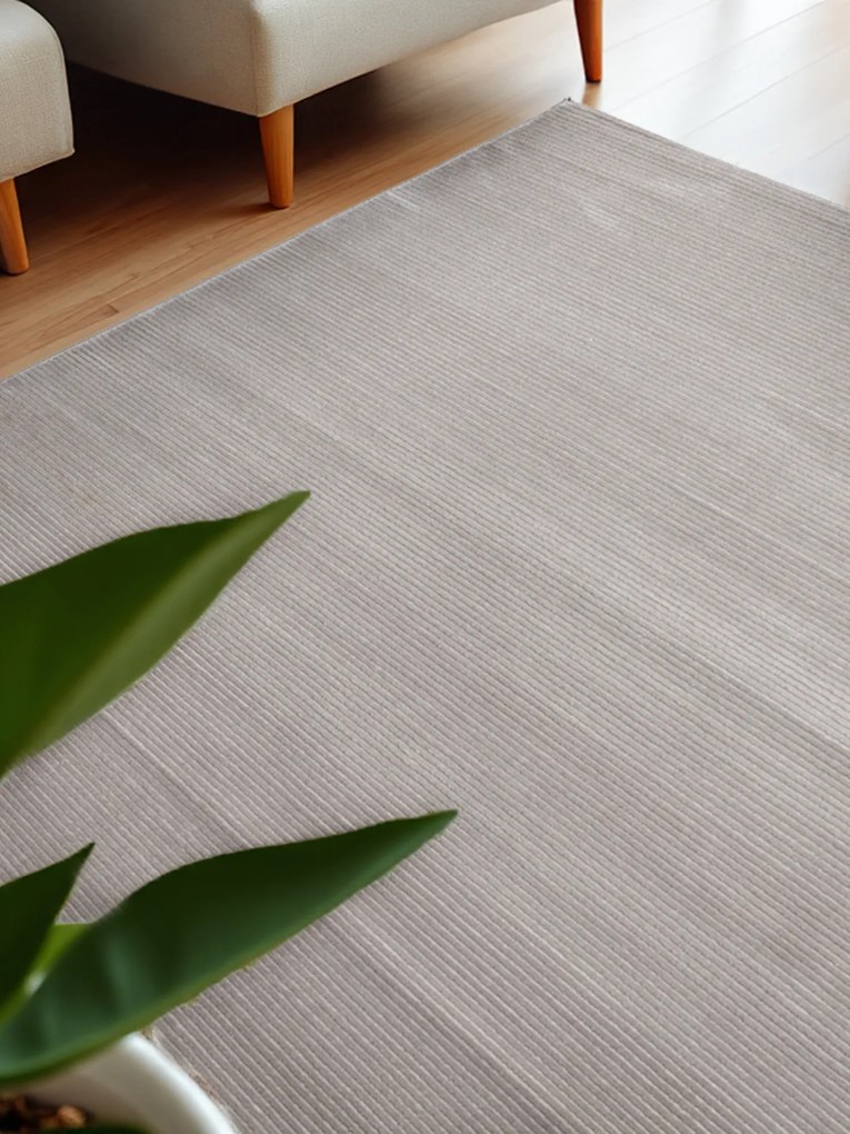 ELLE Decoration, Kusový koberec Perles 106186 Cream Grey z kolekcie Elle, 200x280, šedá, obývacia izba
