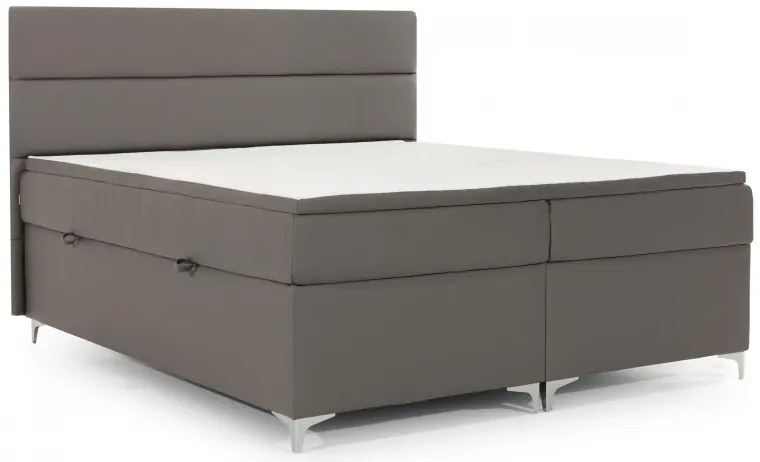 Posteľ Boxspring Amadeus 200x180, zelená (látka - bao 15)