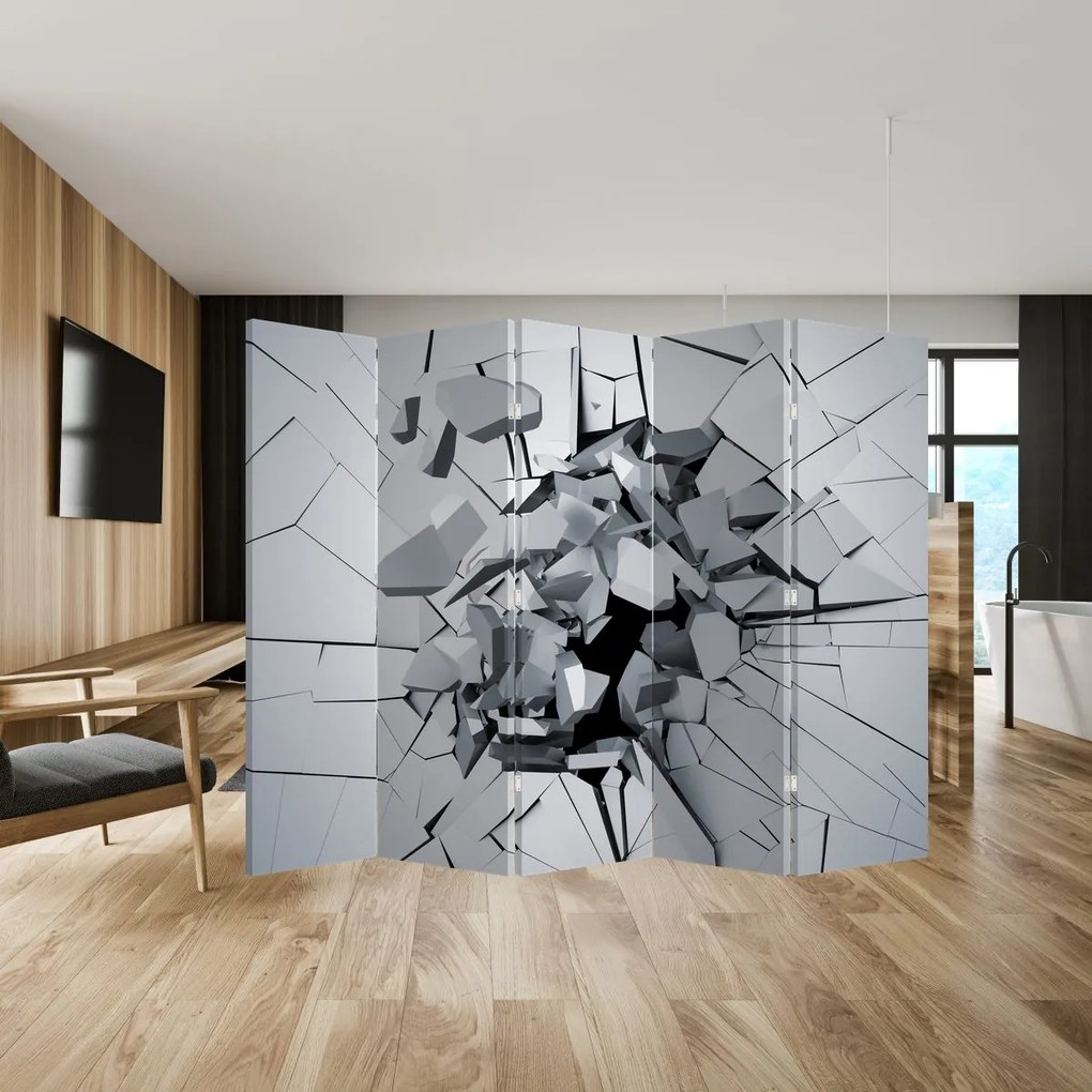 Paraván - 3D Abstrakcia (210x170 cm)