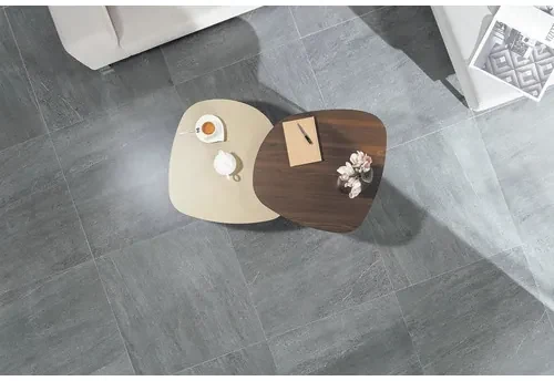 Dlažba imitácia kameňa Outtec čierna 59,8x59,8x1 cm | BIANO