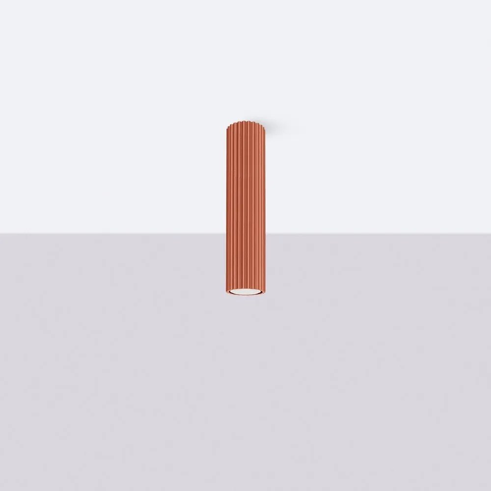 Bodové svietidlo v tehlovej farbe Gleam – Sollux