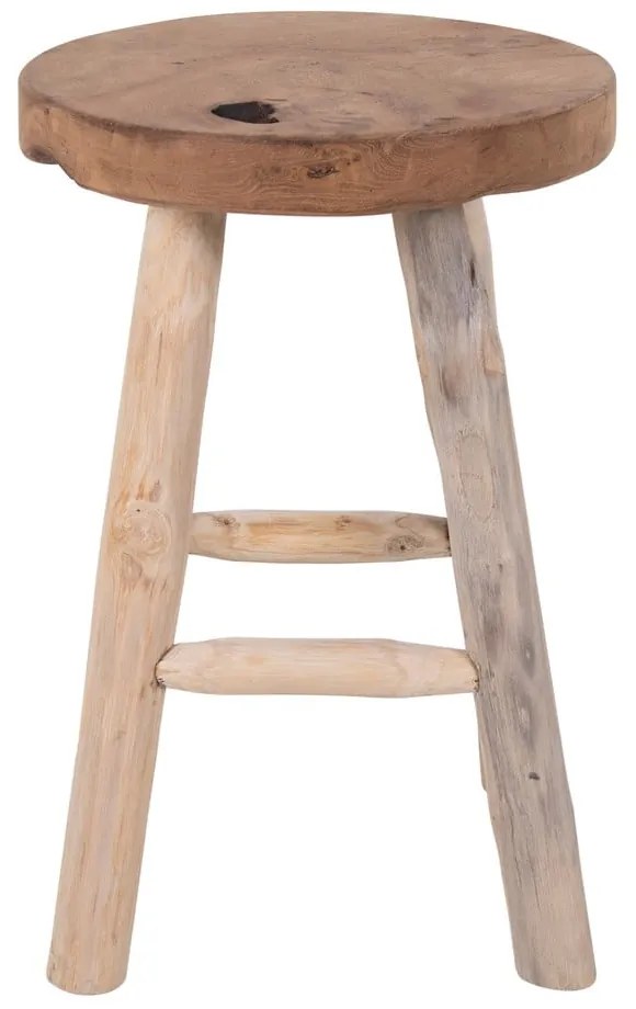 Tíková stolička so 4 nohami House Nordic Badia, ø 30 cm
