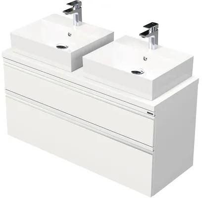 Kúpeľňová skrinka s umývadlem Intedoor BRAVE biela 120 x 74,6 x 46 cm