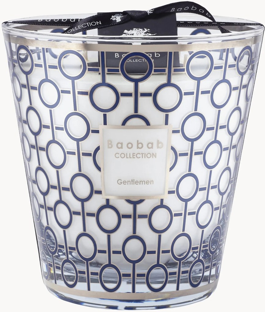 Štvorknôtová vonná sviečka Gentlemen (rum, šafran, labdanum)