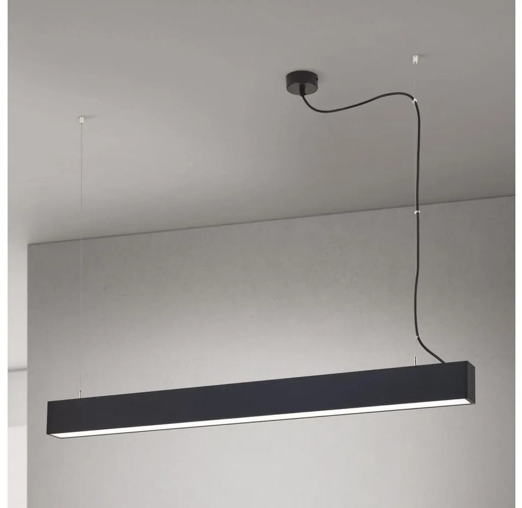 Orion - LED stropné/závesné svietidlo 2v1 PALKKI LED/38W/230V 3000/4000/5000K čierne