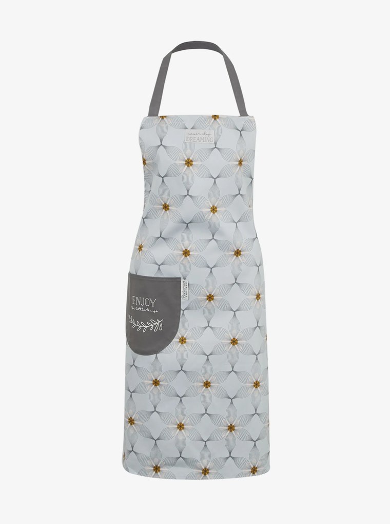 Modrá vzorovaná zástera Cooksmart