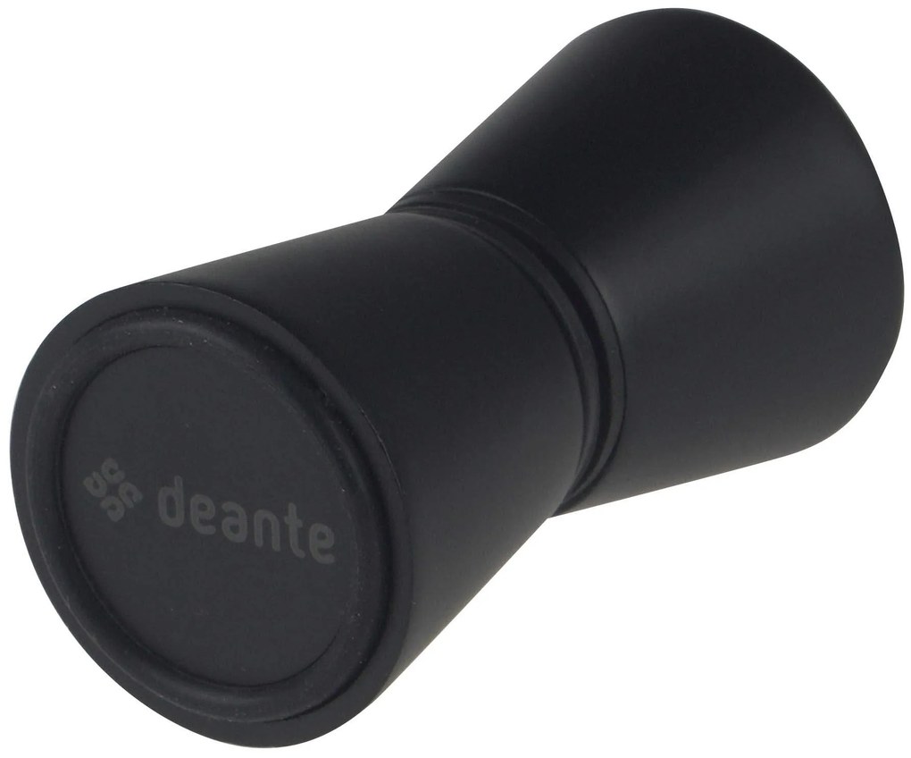 Deante Deante, Kľučka sprchových dverí - okrúhla, čierna matná, DEA-XKCK3HN00