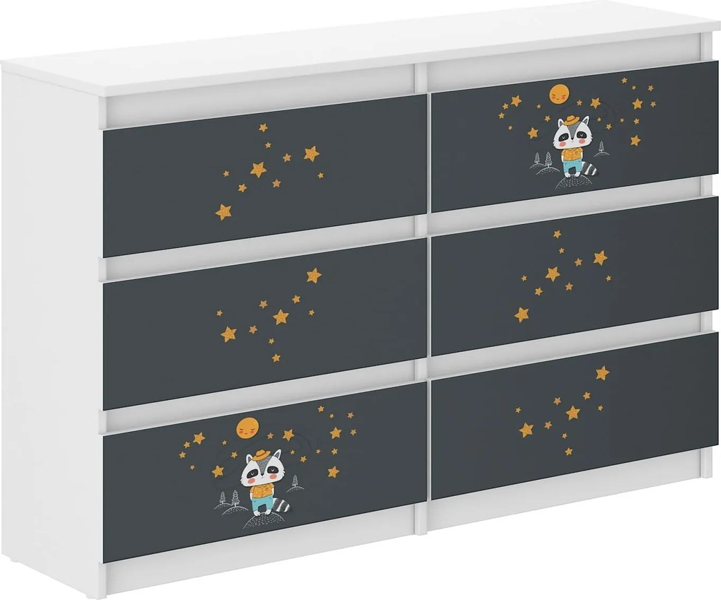 Wooden Toys Detská komoda R-120 BORSUK