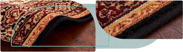 Koberec Agnella Isfahan Timor čierny