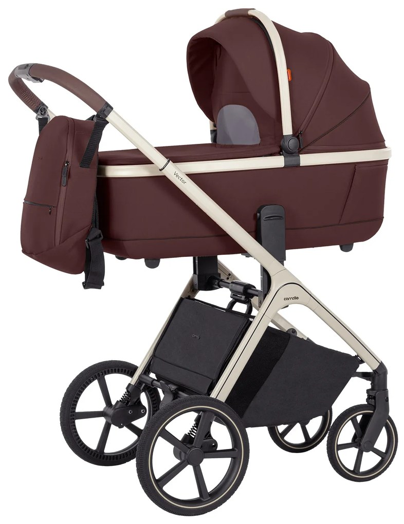 Detský kočík 2w1 CARRELLO Vector CRL-6550 2025 Sienna Beige
