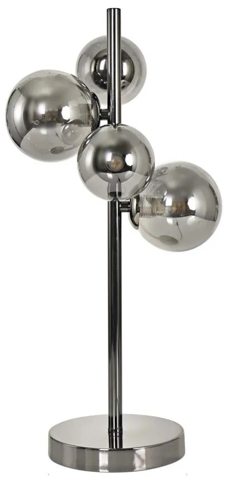 Brilagi - LED Stolná lampa MILLA 4xG9/3W/230V lesklý chróm/dymová BG1801